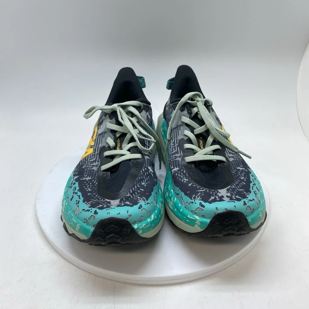 Hoka One One Womens 10‎ B Speedgoat 6 1147811 BLVR Blue Running Shoes Sneakers